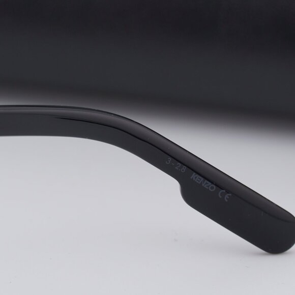 Kenzo KZ50015U 001 Round Eyeglasses 51mm - Shiny Black - Picture 5 of 11